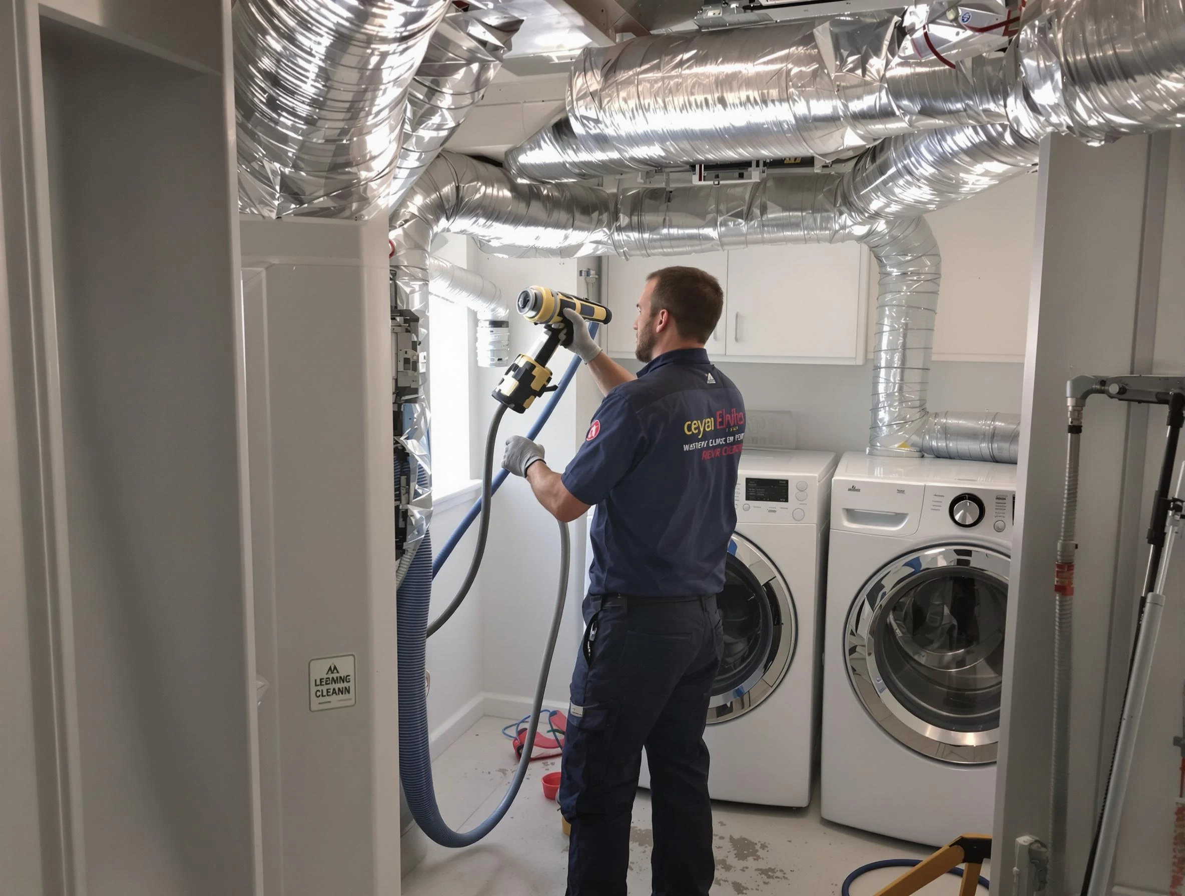 Hapeville Dryer Vent Cleaning specialist using advanced equipment for thorough duct cleaning in Hapeville