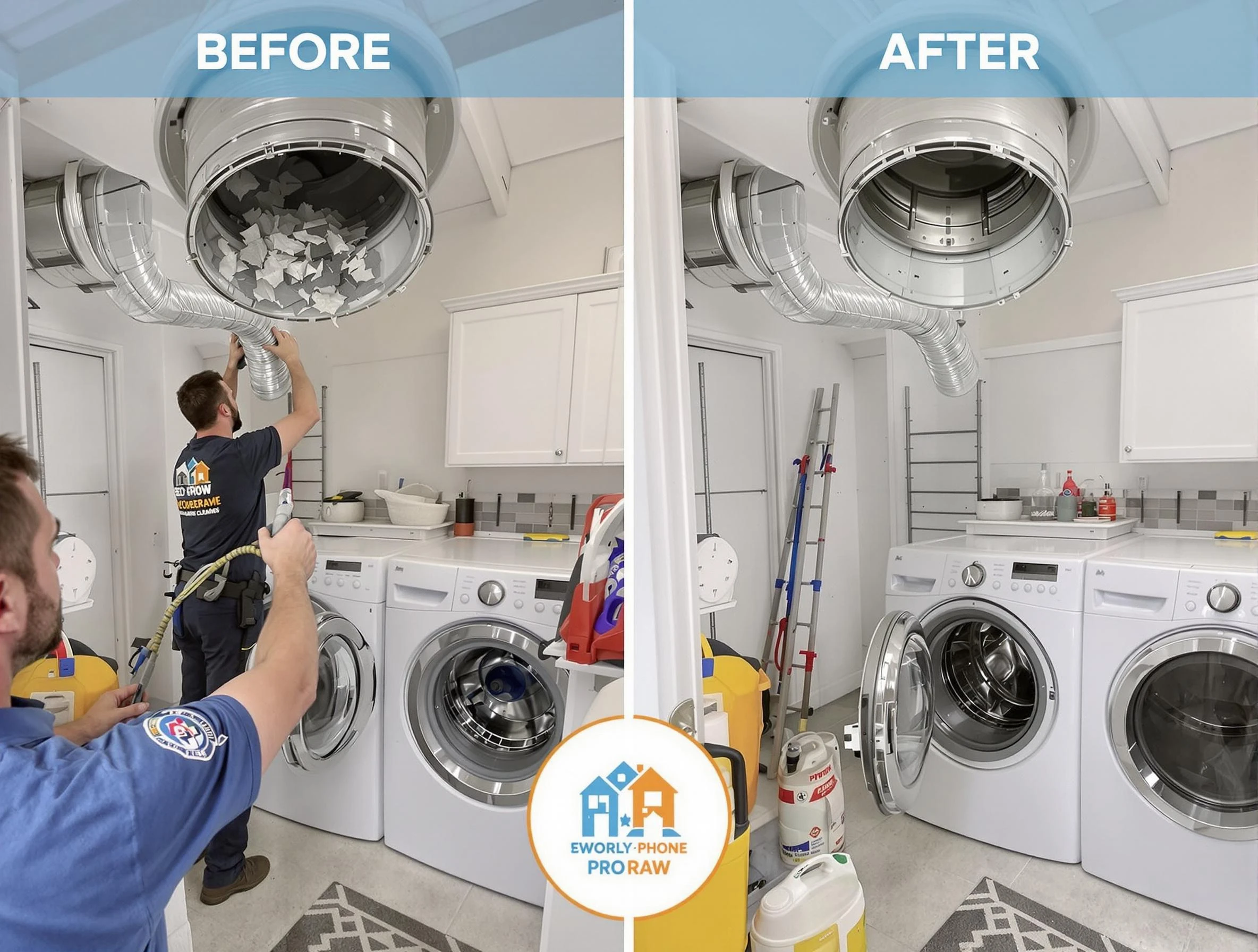 Residential dryer vent cleaning by Hapeville Dryer Vent Cleaning in Hapeville